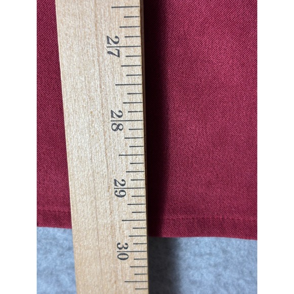 Passports Woman 2X Red Stretch Tunic Top Button Up Shirt Blouse Plus Size - Picture 4 of 5